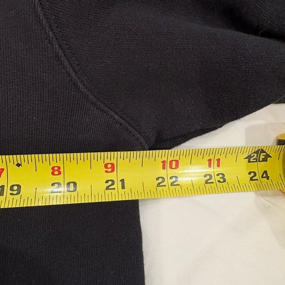 Palm Angels Black and Orange Flame Sweatshirt - Picture 5 of 10